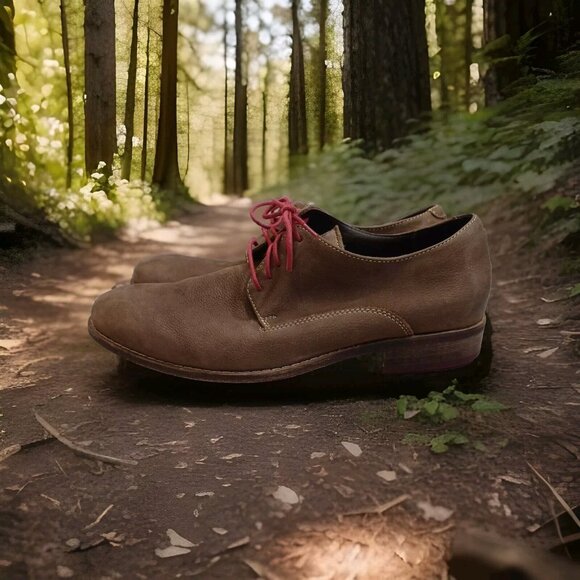 Cole Haan Air Oxford 10.5 Colton Brown Leather Plain Toe Men\'s Lace‎ Up cole haan nike air shoes products for sale | eBay main image 4